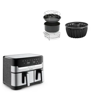 Web Pack-Easy Fry & Grill 8.3 L Dual Air Fryer en zijn accessoires
