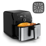 Easy Fry Mega Moulinex, olievrije friteuse, 7,5 L Airfryer met zeer grote capaciteit, 8 vooraf ingestelde programma ' s