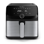 Easy Fry Mega Moulinex, olievrije friteuse, 7,5 L Airfryer met zeer grote capaciteit, 8 vooraf ingestelde programma ' s