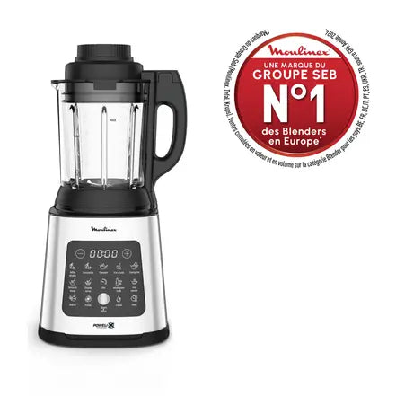 Perfectmix cook, High performance verwarmde mixer, 10 automatische programma' s, 1400W, Metallic grijs