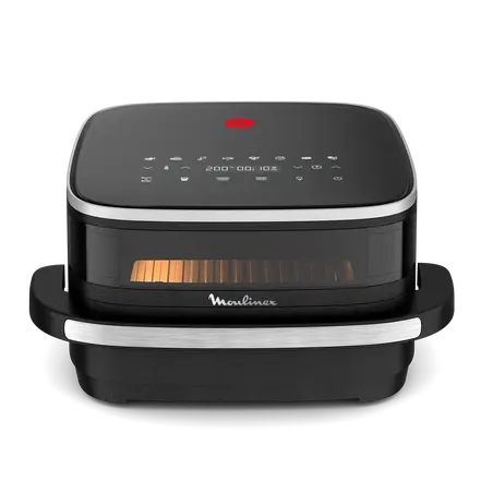 Oppervlak en pizza Easy Fry XL, Airfryer, groot kookoppervlak, 4L, compact formaat, venster