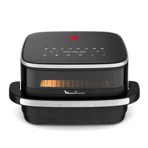 Oppervlak en pizza Easy Fry XL, Airfryer, groot kookoppervlak, 4L, compact formaat, venster