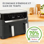 DUBBELE FRITEUSE GEMAKKELIJK TE BAKKEN EN GRILL 8,3 L