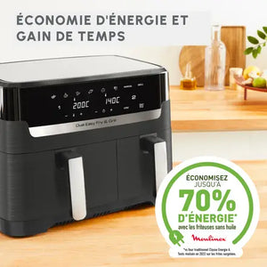 DUBBELE FRITEUSE GEMAKKELIJK TE BAKKEN EN GRILL 8,3 L