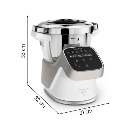 Companion Pro, Robotkoker, 15 functies, geïntegreerd wegen, XL capaciteit 10 personen
