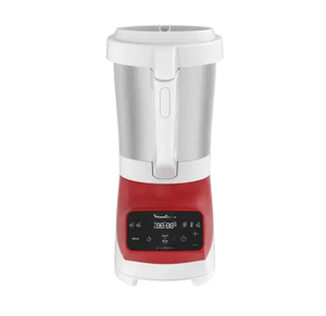 Soep en meer, verwarmde blender, 3 automatische programma' s, 1100W, rood