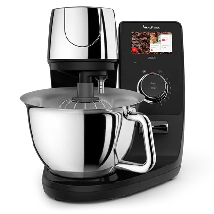 I-Coach Touch, geconnecteerde gebakrobot, schaal 5,5 L, Keukenweegschaal, schermcoaching, 21 automatische programma ' s, 1200 W