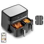 DUBBELE FRITEUSE GEMAKKELIJK TE BAKKEN EN GRILL 8,3 L