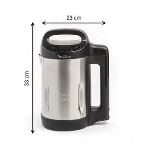 My daily soup, verwarmde blender, 3 programma' s, 1,2 L, Zwart